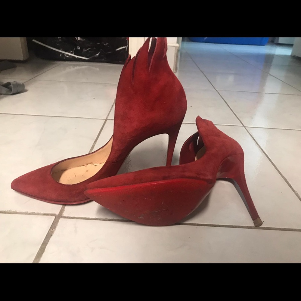 Christian Louboutin red shoes